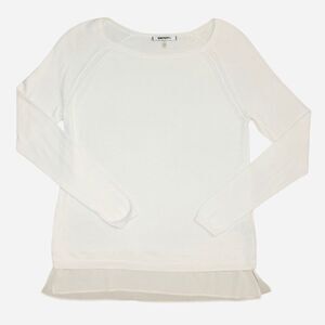 DKNYC Pullover Sweater Cream Size Small